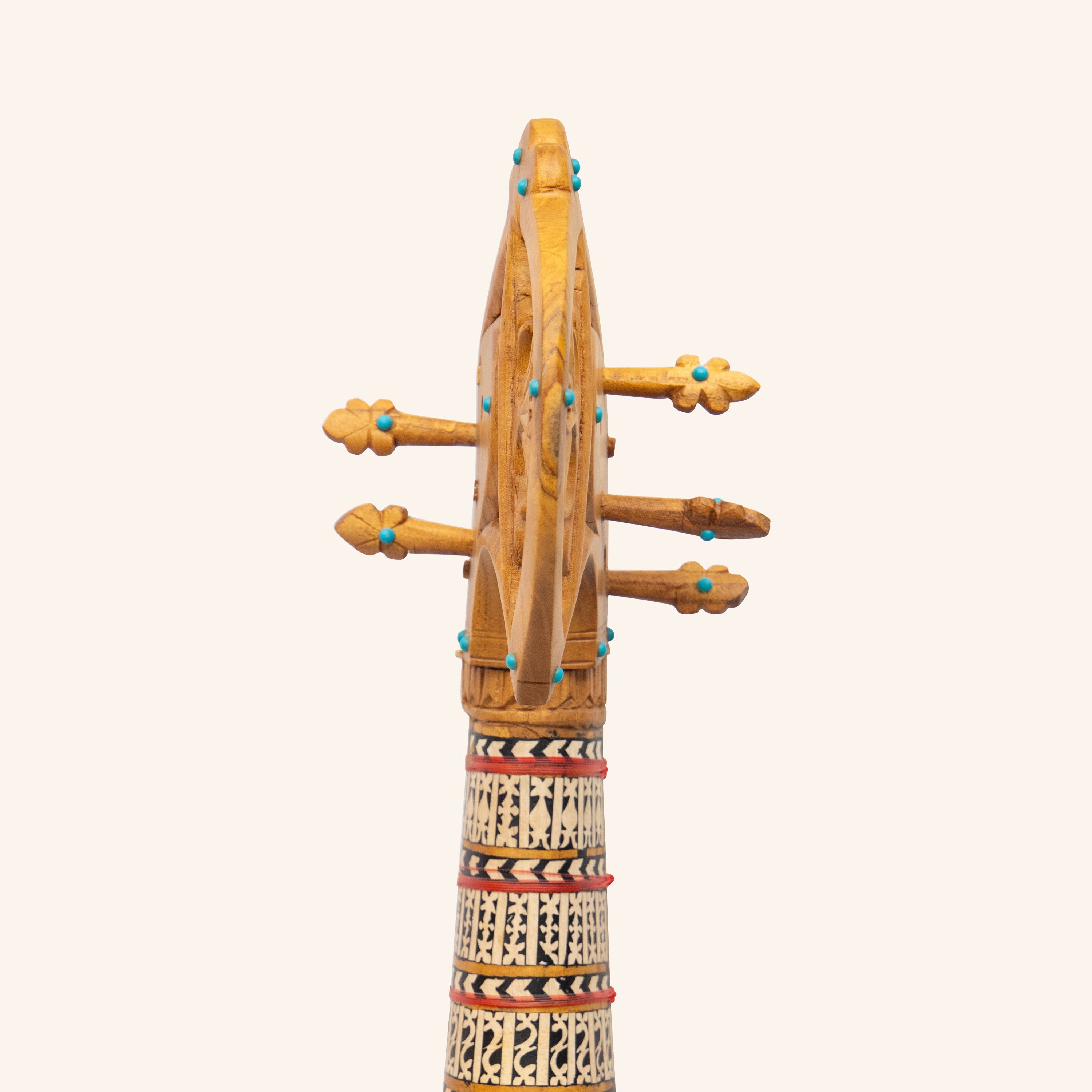 Muzikkon Afghani Rubab Half Sadafi Mulberry