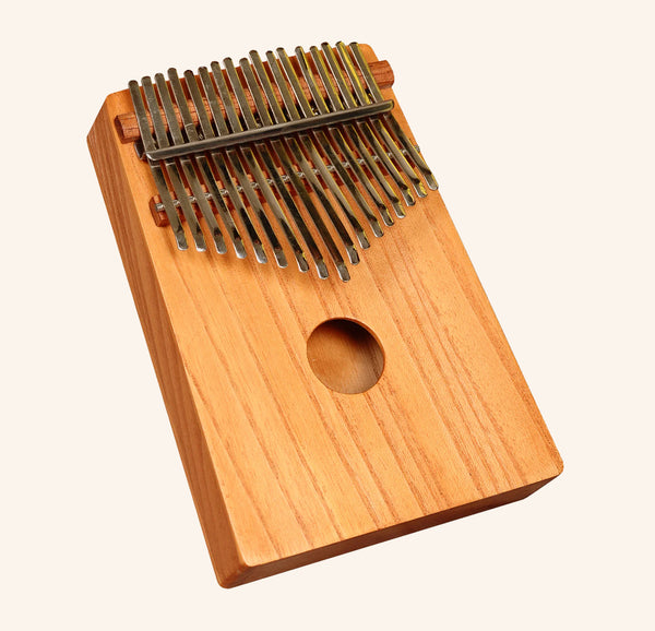 Muzikkon Thumb Piano, African Kalimba, Mabira Red cedar wood