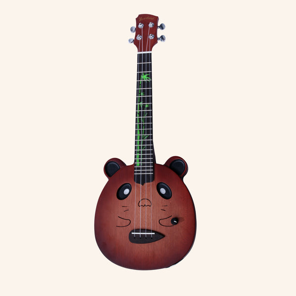 Panda Wood Electric Ukulele with Bag