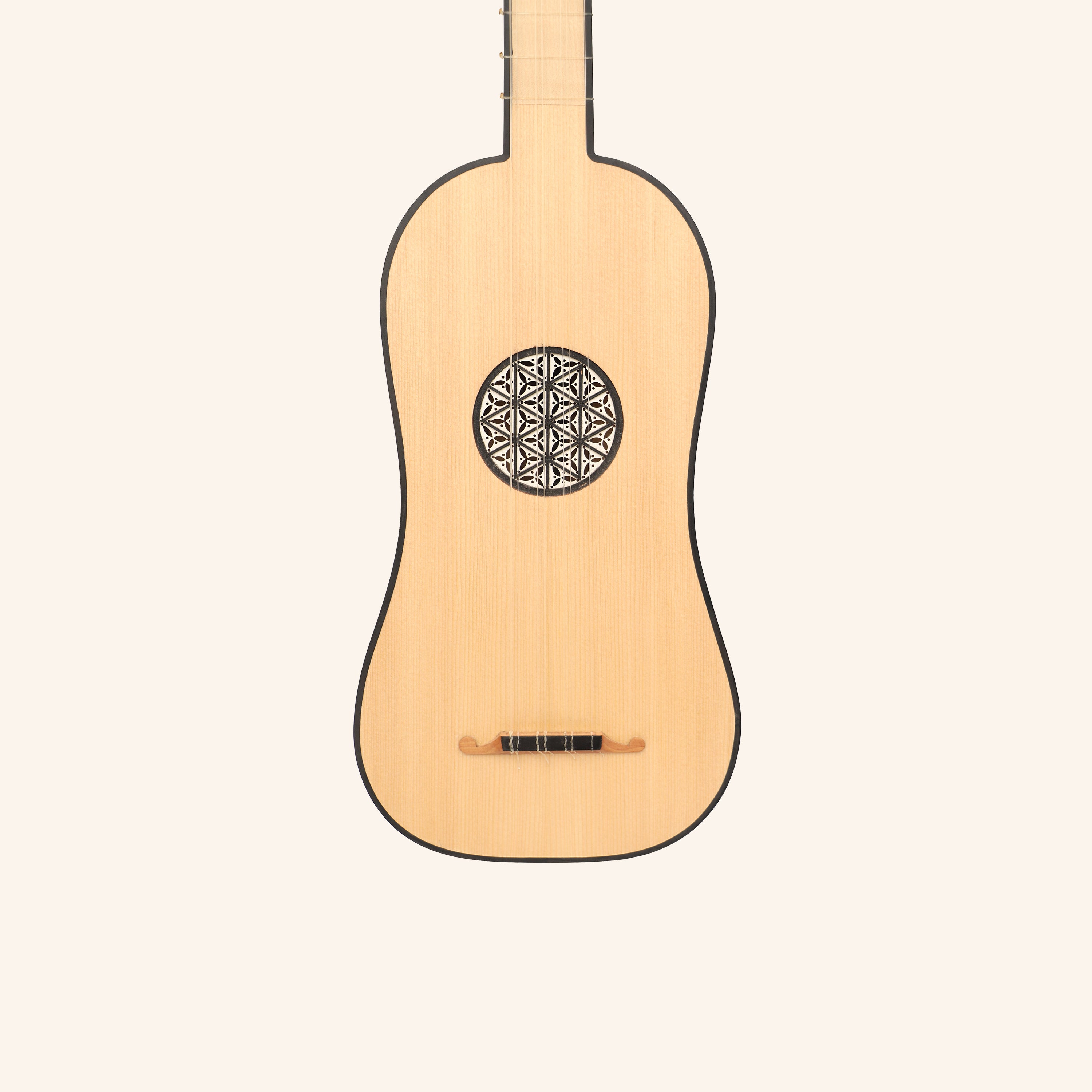 Luth Ébène Renaissance Guitar, 4 course (1st course single string)
