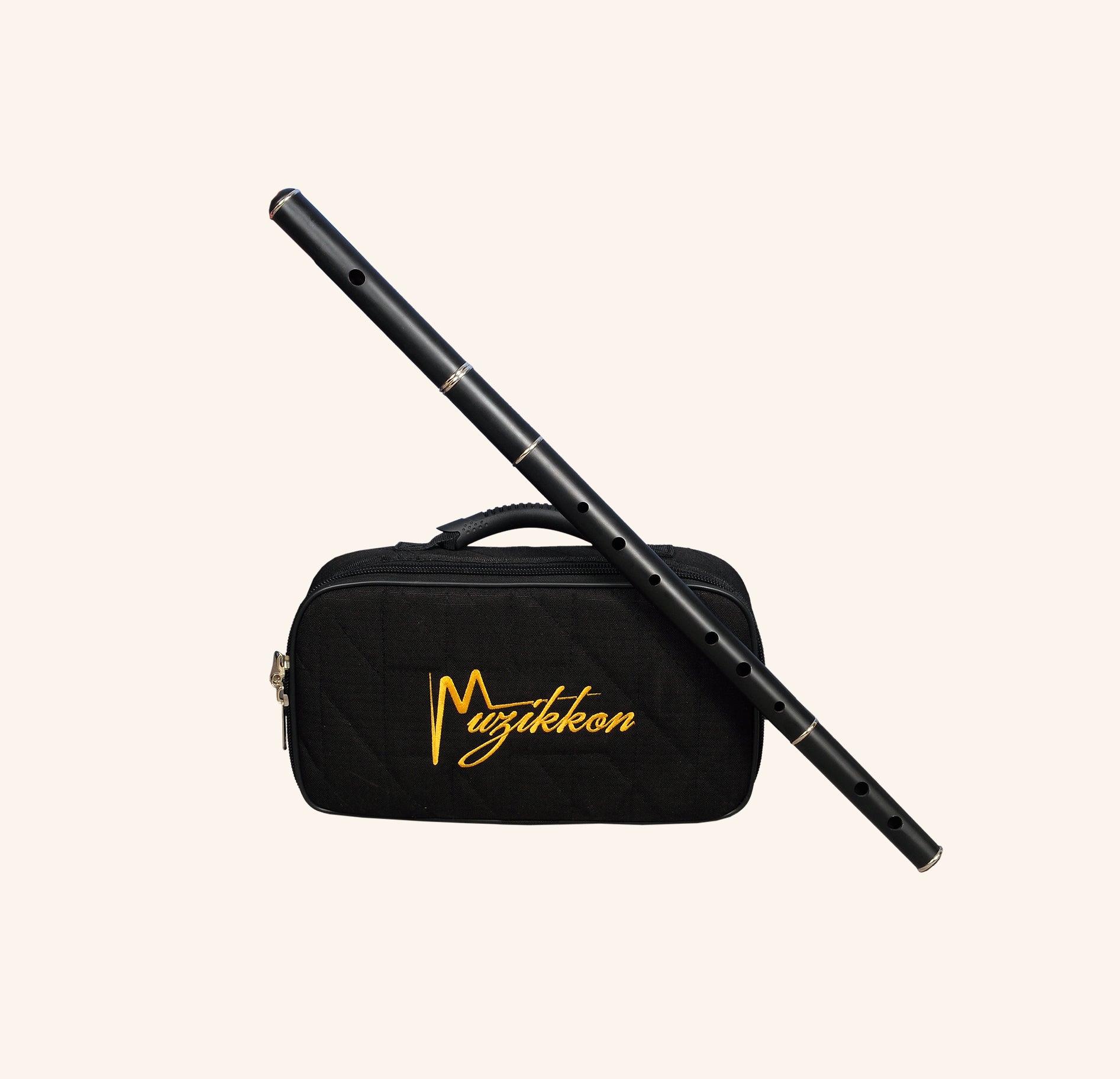 Muzikkon African Blackwood Irish flute with tuning slide