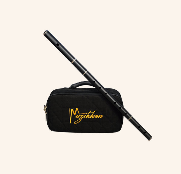 Muzikkon African Blackwood Irish flute with tuning slide