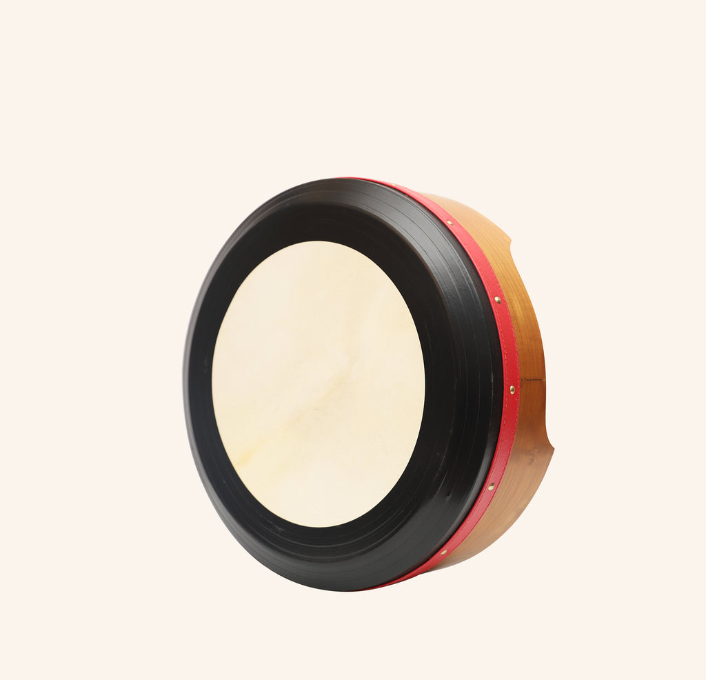 Muzikkon 16”x5" (40.5x12.5 Cm) Premium Celtic Irish Bodhran With Easy Tune System Deep Rim T- Bar & Taped Finish