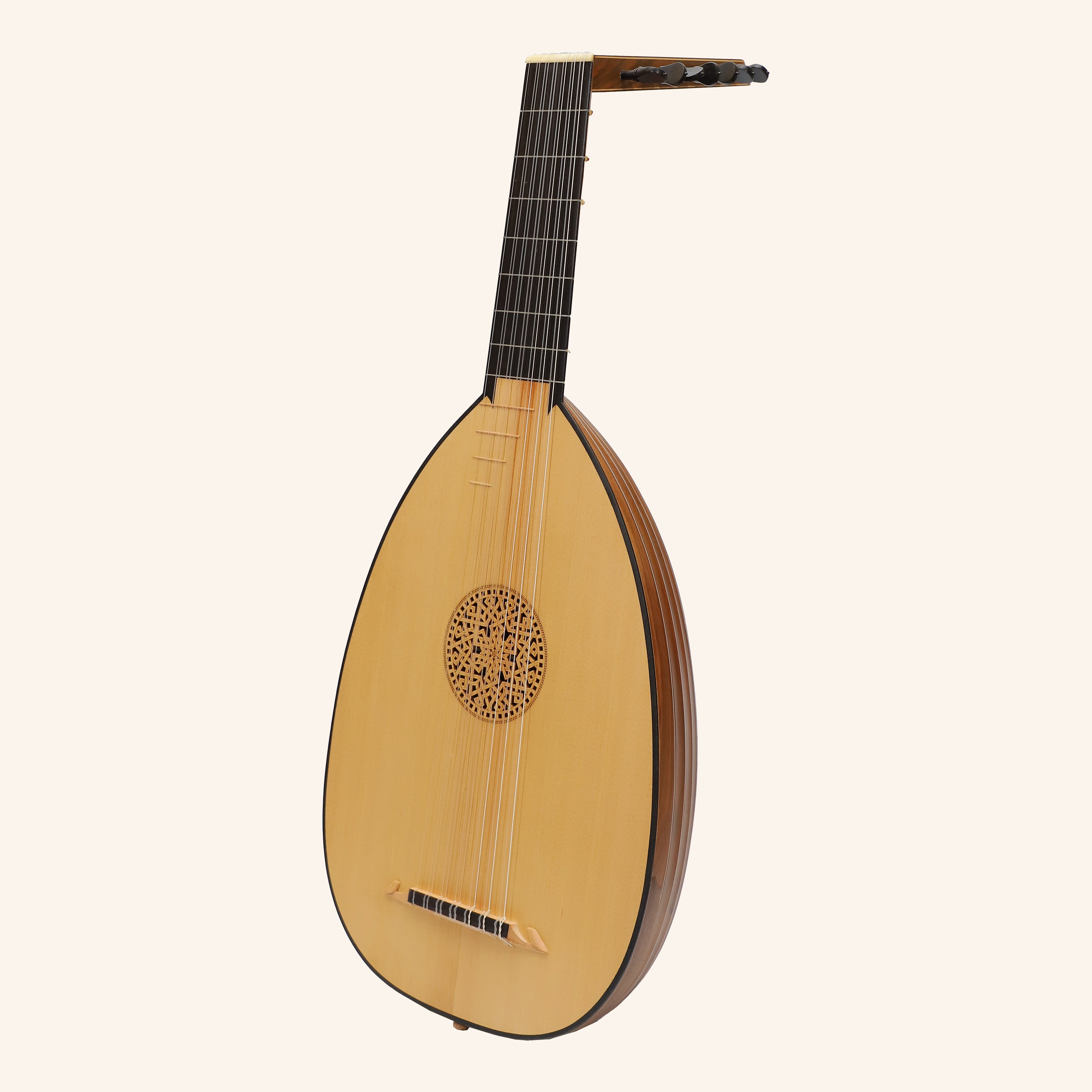 Muzikkon Renaissance Lute 7 Course Deluxe Left Hand After Hieber