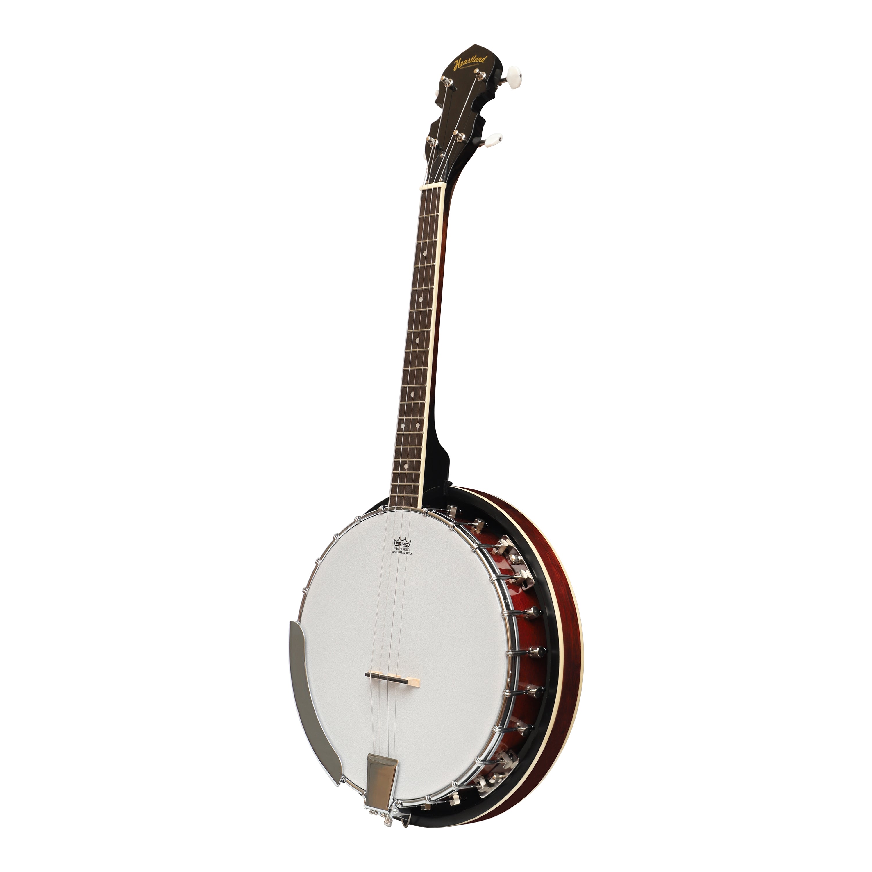 Heartland 4 String Banjo Closed Solid Back 17 Fret, 4 String Irish Tenor Banjo Short scale
