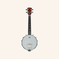 New Heartland Banjolele cu 4 corzi, ukulele banjo, 23 inch, lemn de mahon de concert