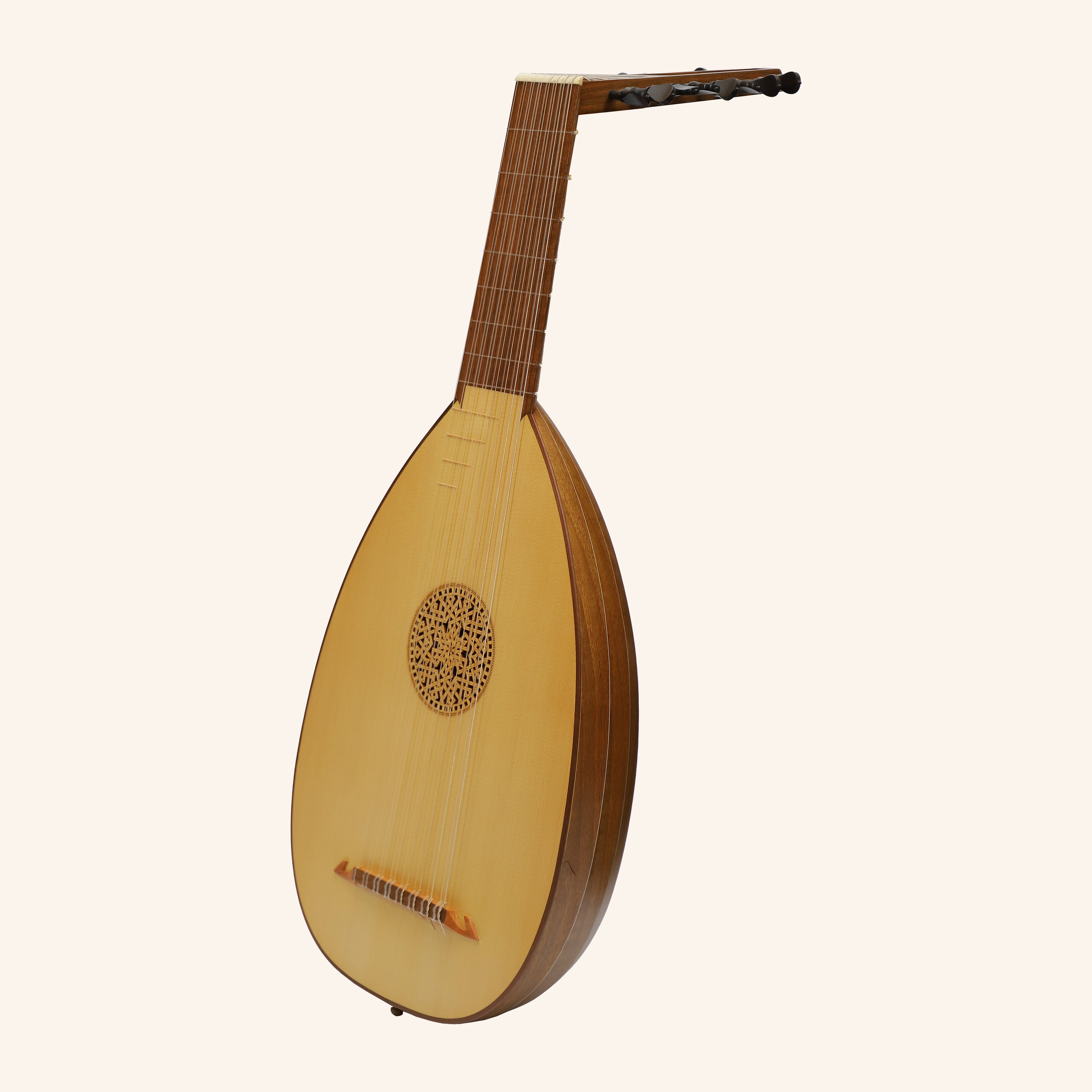 Muzikkon Renaissance Lute 8 Course Left Hand After Hieber