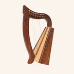 Muzikkon O'Carolan Harp, 9 Strings Rosewood Celtic Dragon