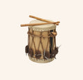 Muzikkon Medieval Drum 6"X9" Small