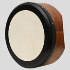 Muzikkon 16"X6" Heartland Tunable Irish Bodhran Drum Deep Rim with T-BAR & Taped Finish Deep Tune, Celtic Irish Bodhran
