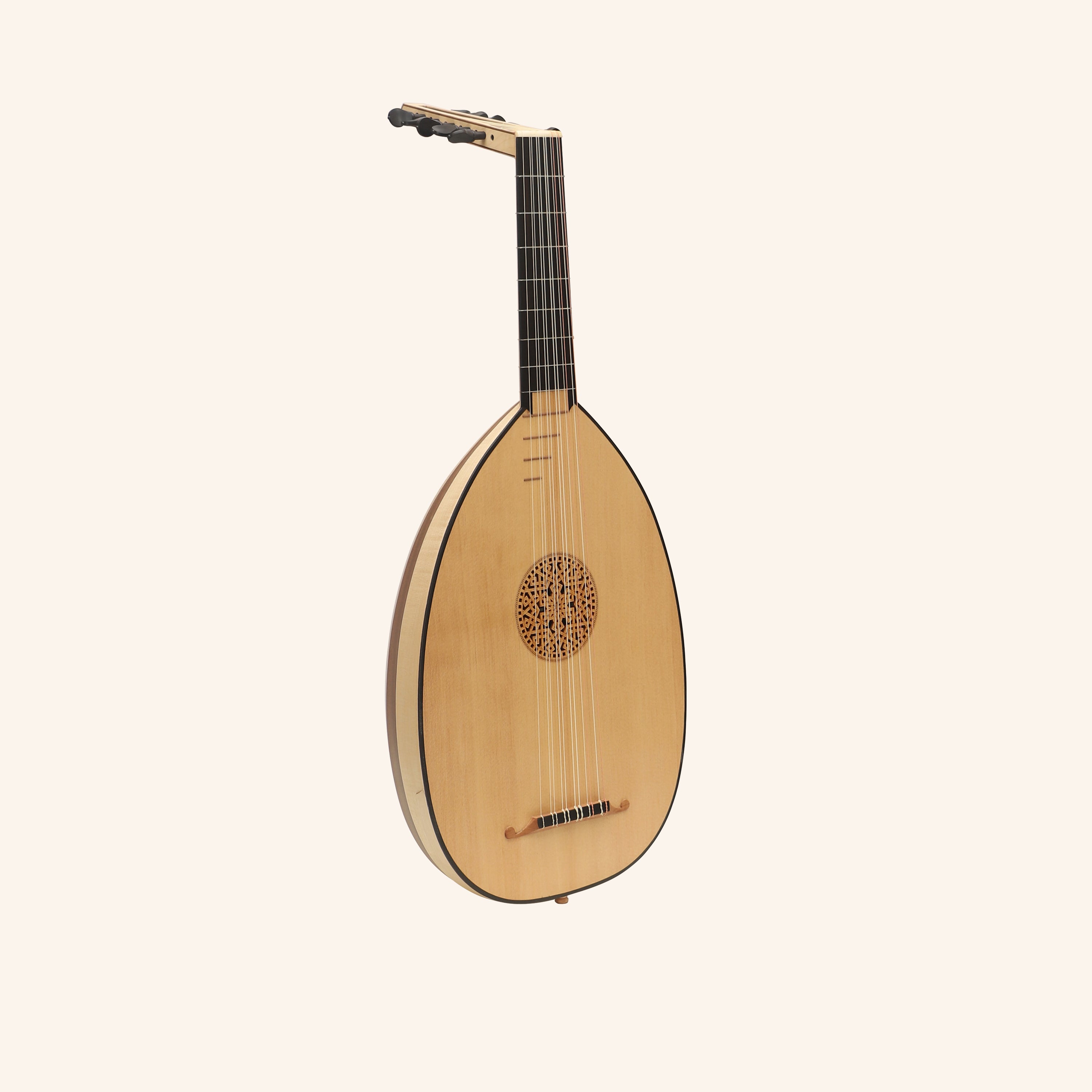 Muzikkon Renaissance Lute 6 Course Left Hand After Hieber