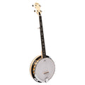 Heartland 5 String Deluxe Irish Banjo 24 Bracket with Closed Solid Back Maple Finish