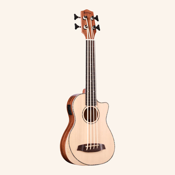 Heartland Baritone Ukulele Bass Acacia With EQ