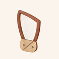Muzikkon Lyre Harp 16 String Rosewood