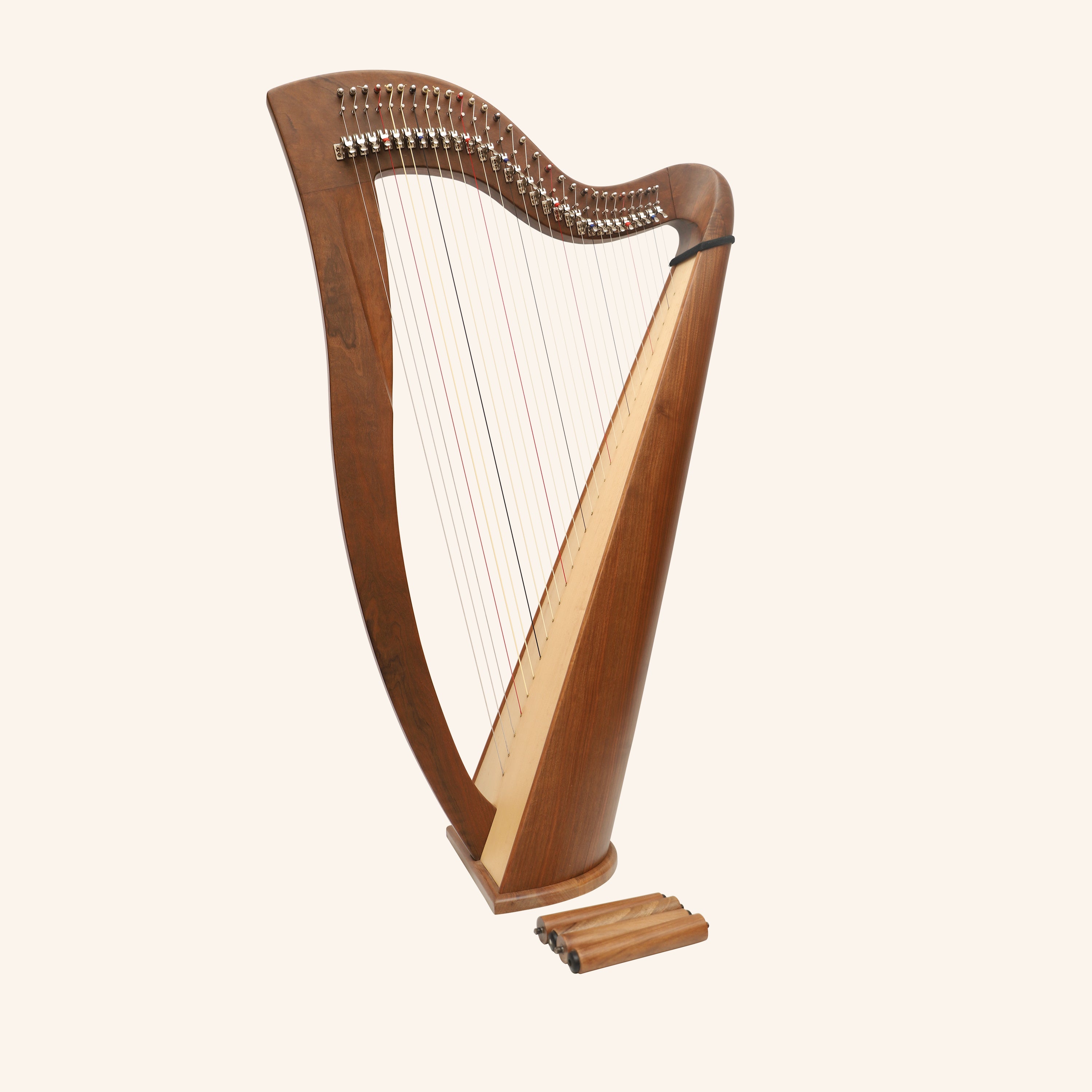 29 Strings McHugh Harp Round Back