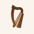 MUZIKKON O'CAROLAN HARP, 8 STRING ROSEWOOD CELTIC DRAGON