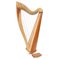 McHugh Atlas Harp 29 String Ash and Mahogany Roundback