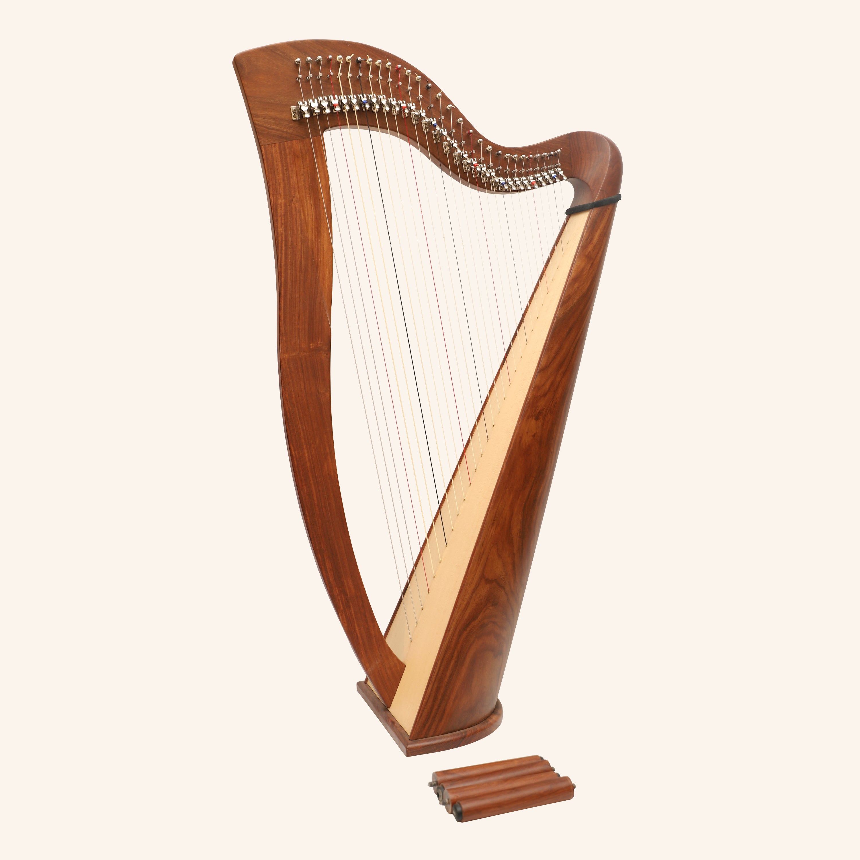 29 Strings McHugh Harp Round Back