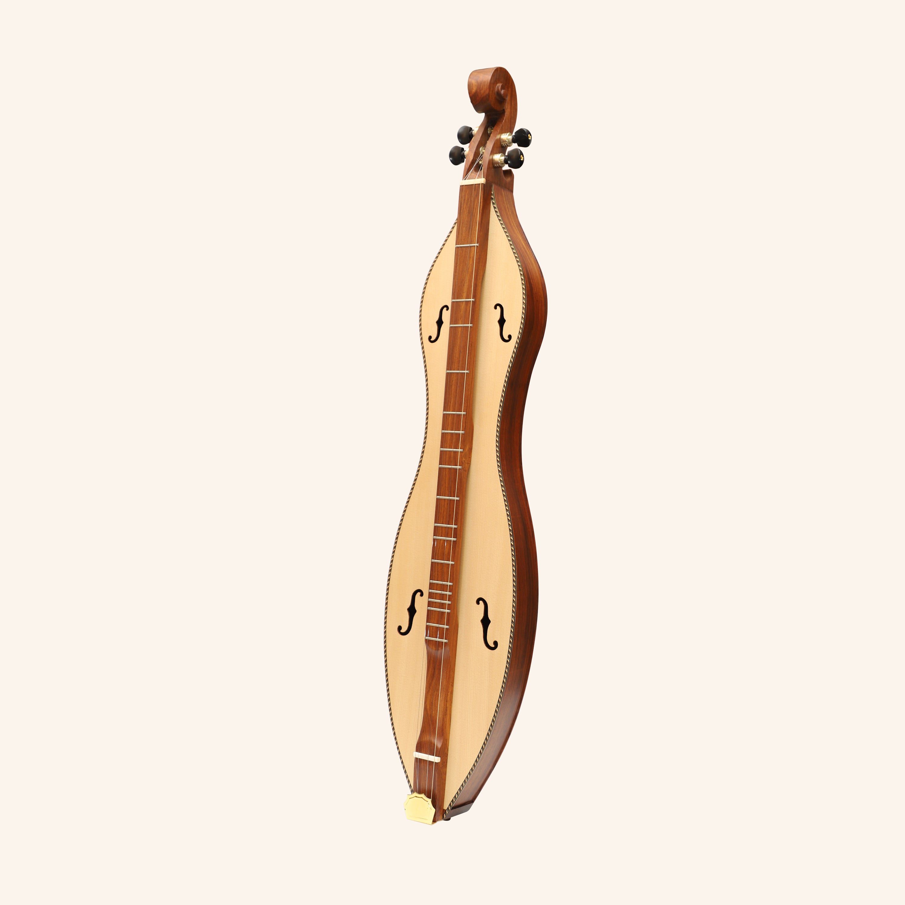 Mountain Dulcimer 4 String F-Hole Rosewood With Purfling