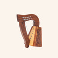 O'carolan Harp, 5 String Rosewood Knotwork