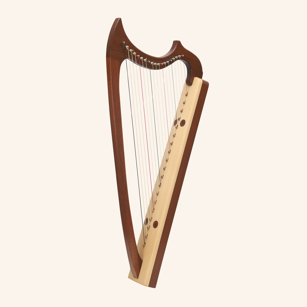 Muzikkon Gothic Harp 19 String Mahogany
