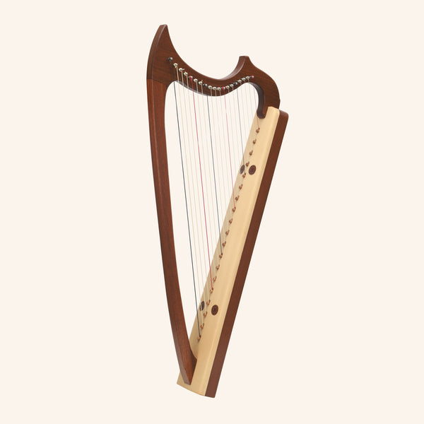 Muzikkon Gothic Harp 19 String Mahogany