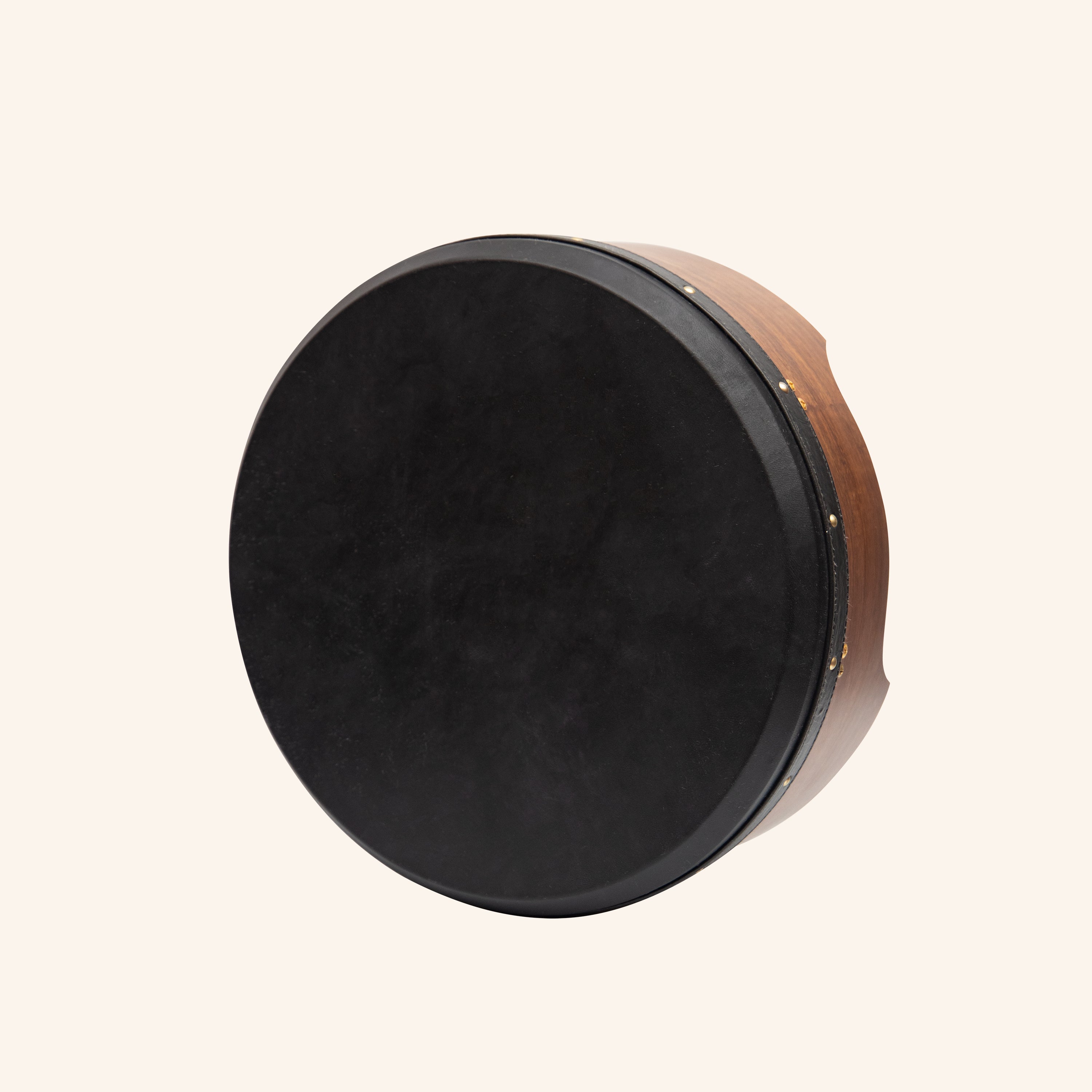 Muzikkon 16"X6" Heartland Tunable Deep Rim Bodhran Rosewood T-Bar Goat Skin