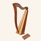 27 String Mchugh Harp Square Back