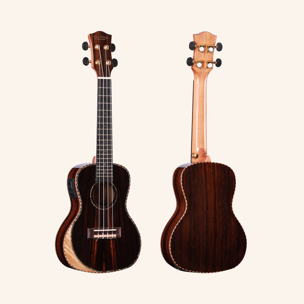 Heartland Concert Ukulele Ebony with EQ