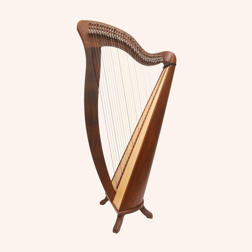 McHugh Harp 34 Strings Rosewood Round back