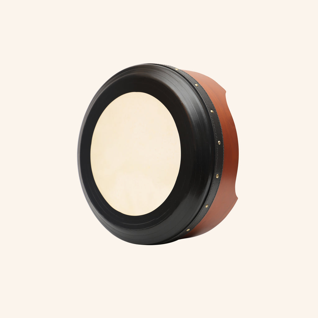 Muzikkon 14”x5" (35.5x12.5 cm) Premium Celtic Irish Bodhran With Easy Tune System Deep Rim T- Bar & Taped Finish