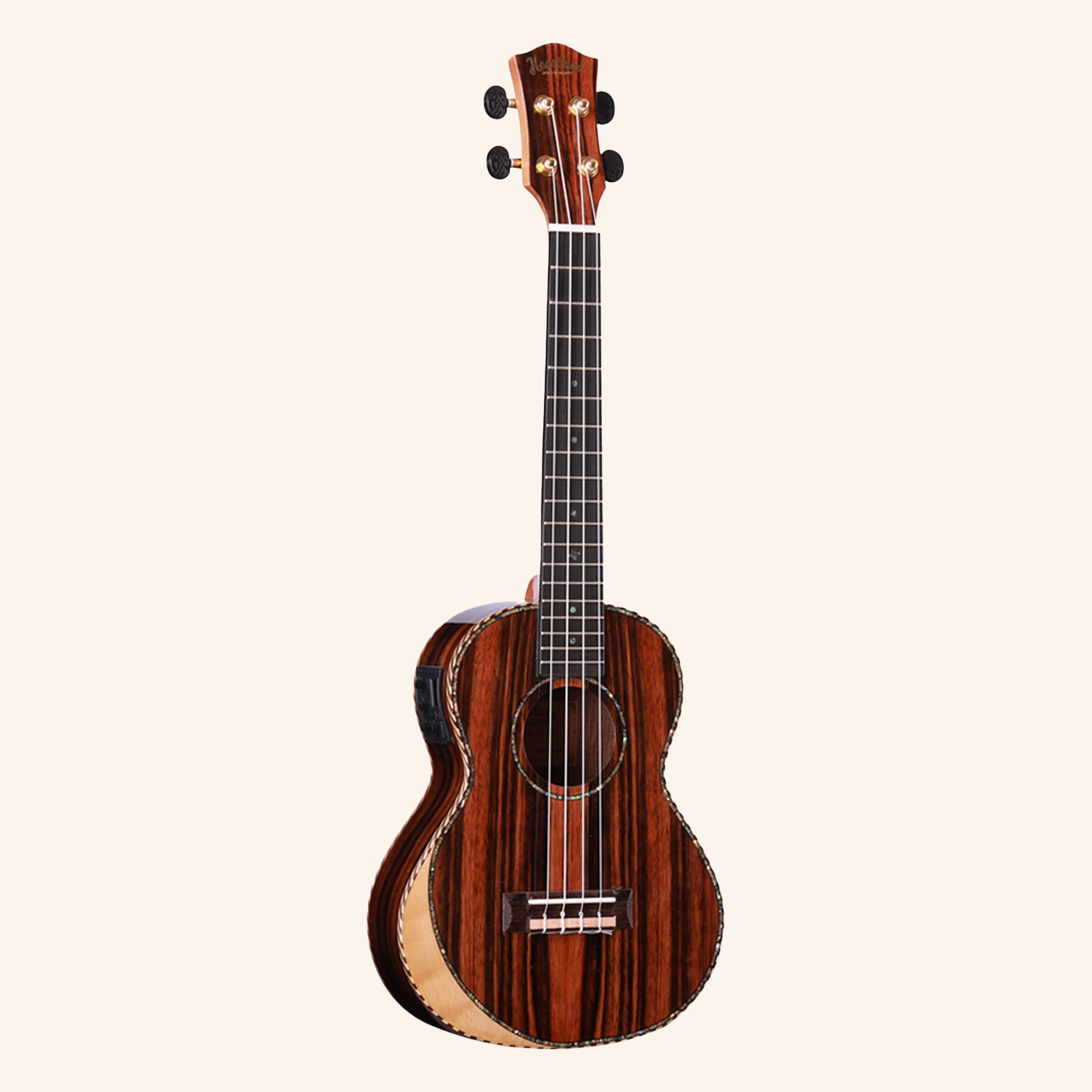 Heartland Tenor Ukulele Ebony with EQ