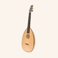 Heartland Baroque Ukulele, 4 String Baritone Variegated Walnut And Lacewood