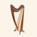 24 String Claddagh Harp Walnut