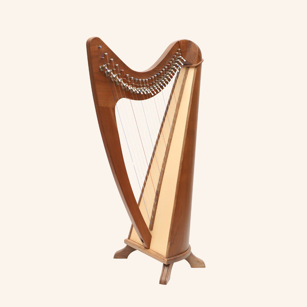 24 String Claddagh Harp Walnut