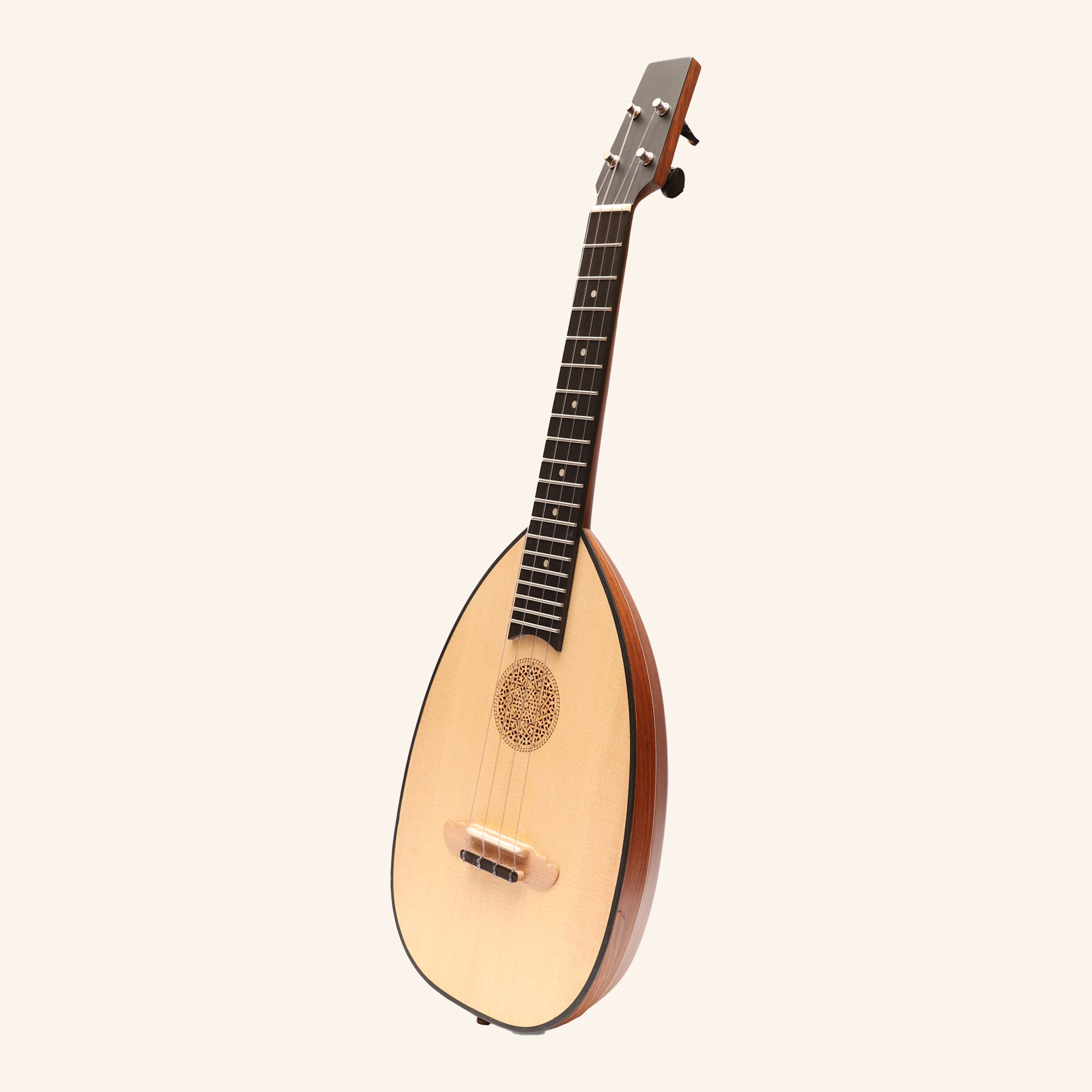 Muzikkon Baroque Ukelele, 4 Strings Tenor Rosewood