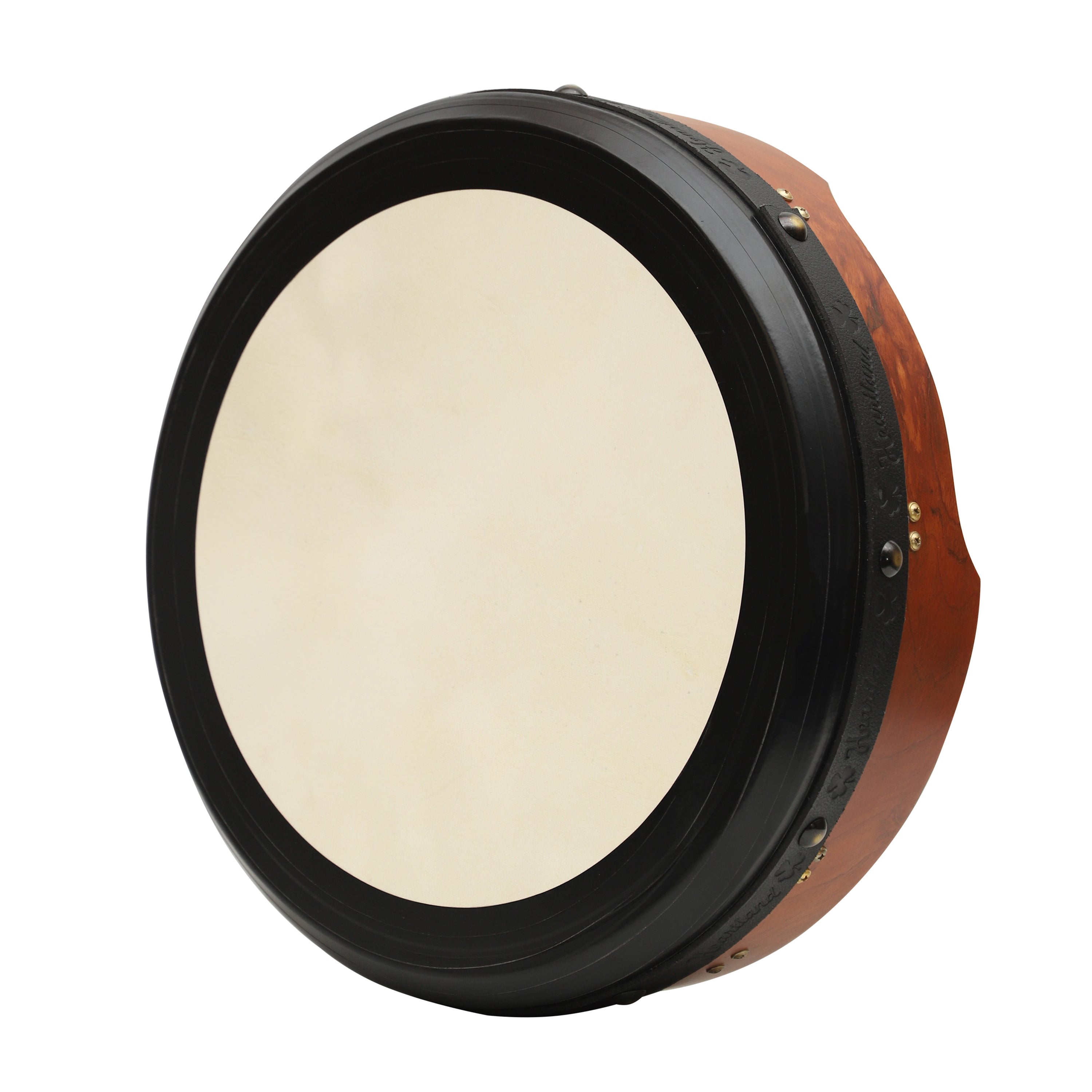 Muzikkon 16"X4" Heartland Tunable Irish Bodhran with T-BAR & Taped Finish Deep Tune