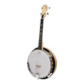 Heartland Deluxe Irish Tenor Banjo 17 Frets with 24 Bracket and Closed Solid Back Maple Finish