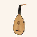 Lute Ukulele, 6 Strings Tenor Variegated Lacewood Walnut