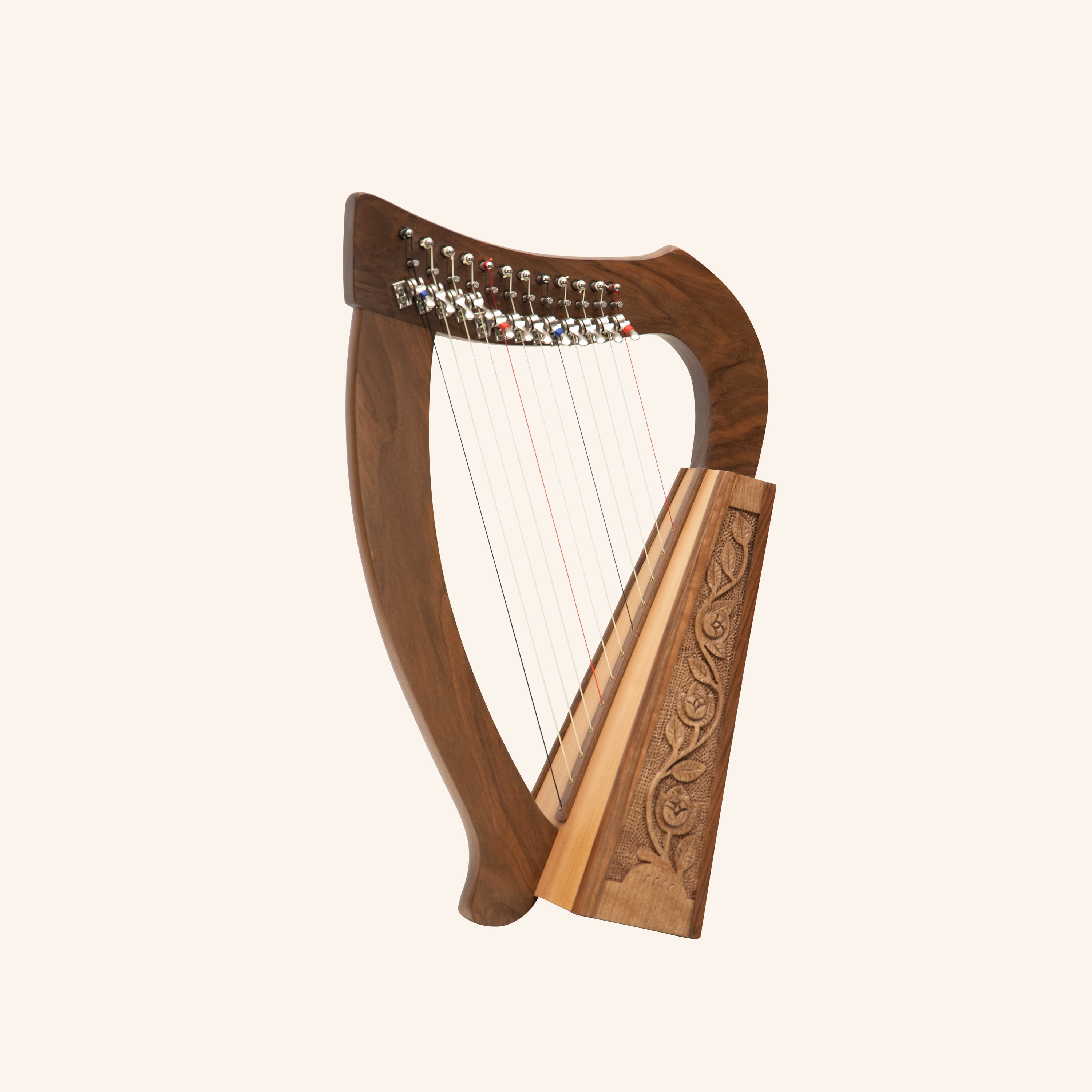 12 String O'Carolan Harp With Sharpening Levers