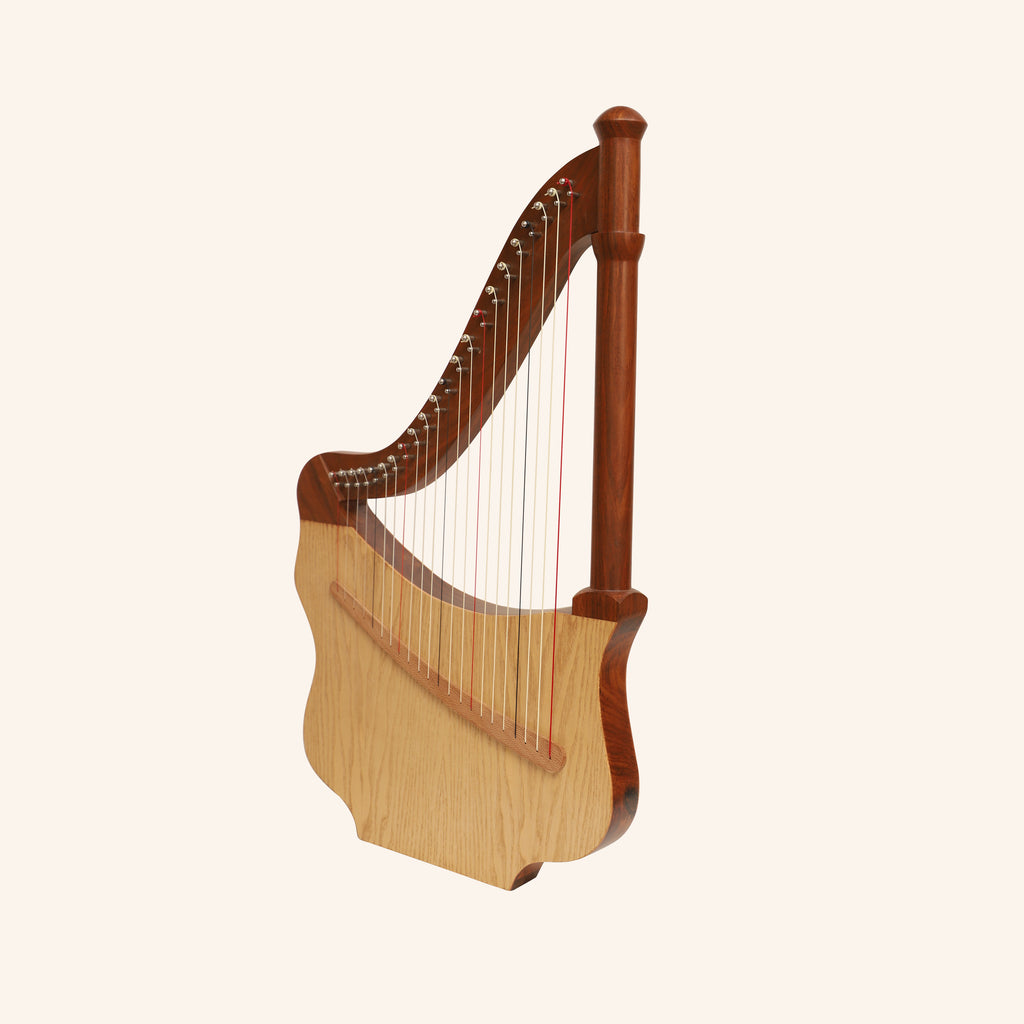 Lute Harp, 22 Strings Rosewood