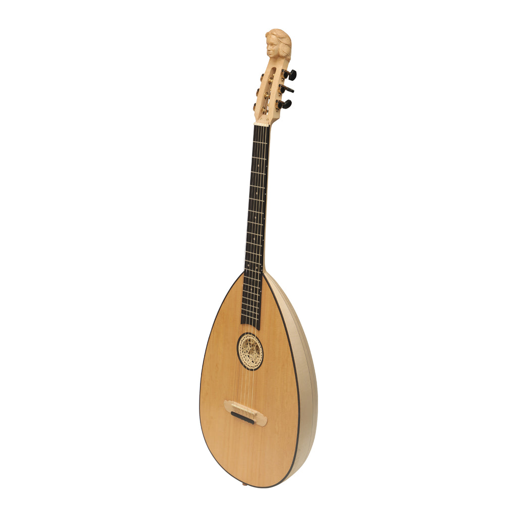 MUZIKKON LUTE GUITAR, 6 STRING MAPLE LEFT HAND