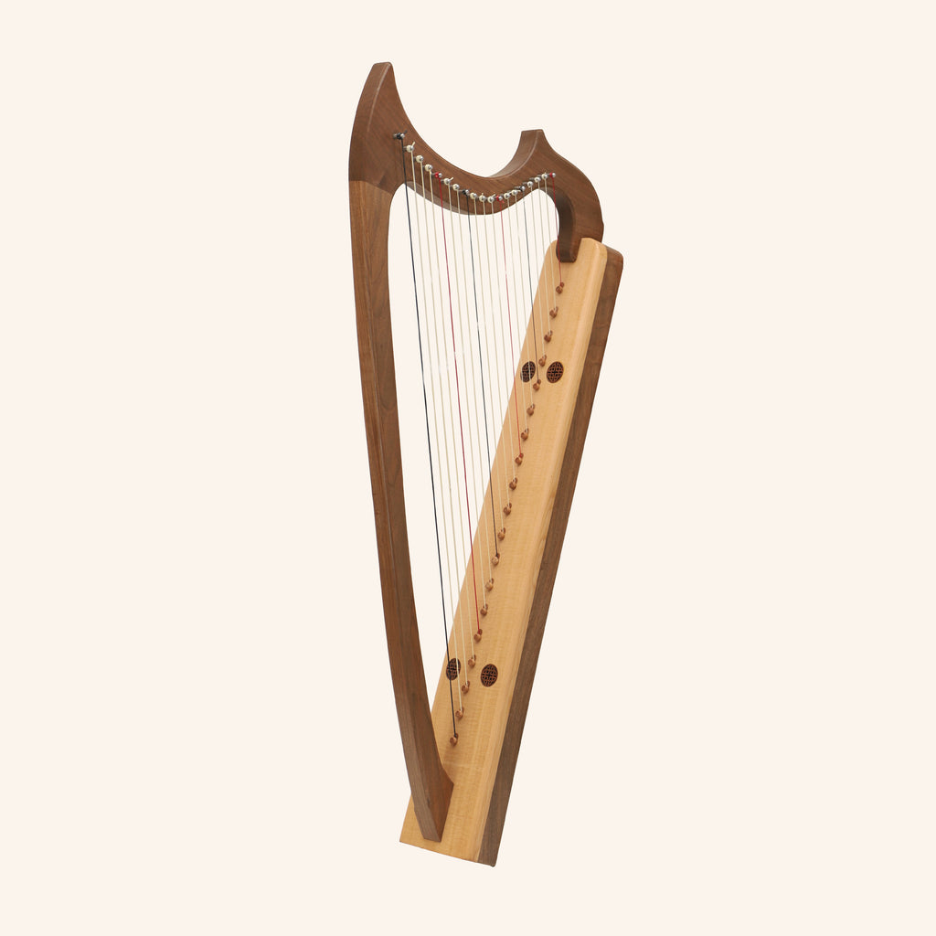 Muzikkon Gothic Harp 19 String Walnut