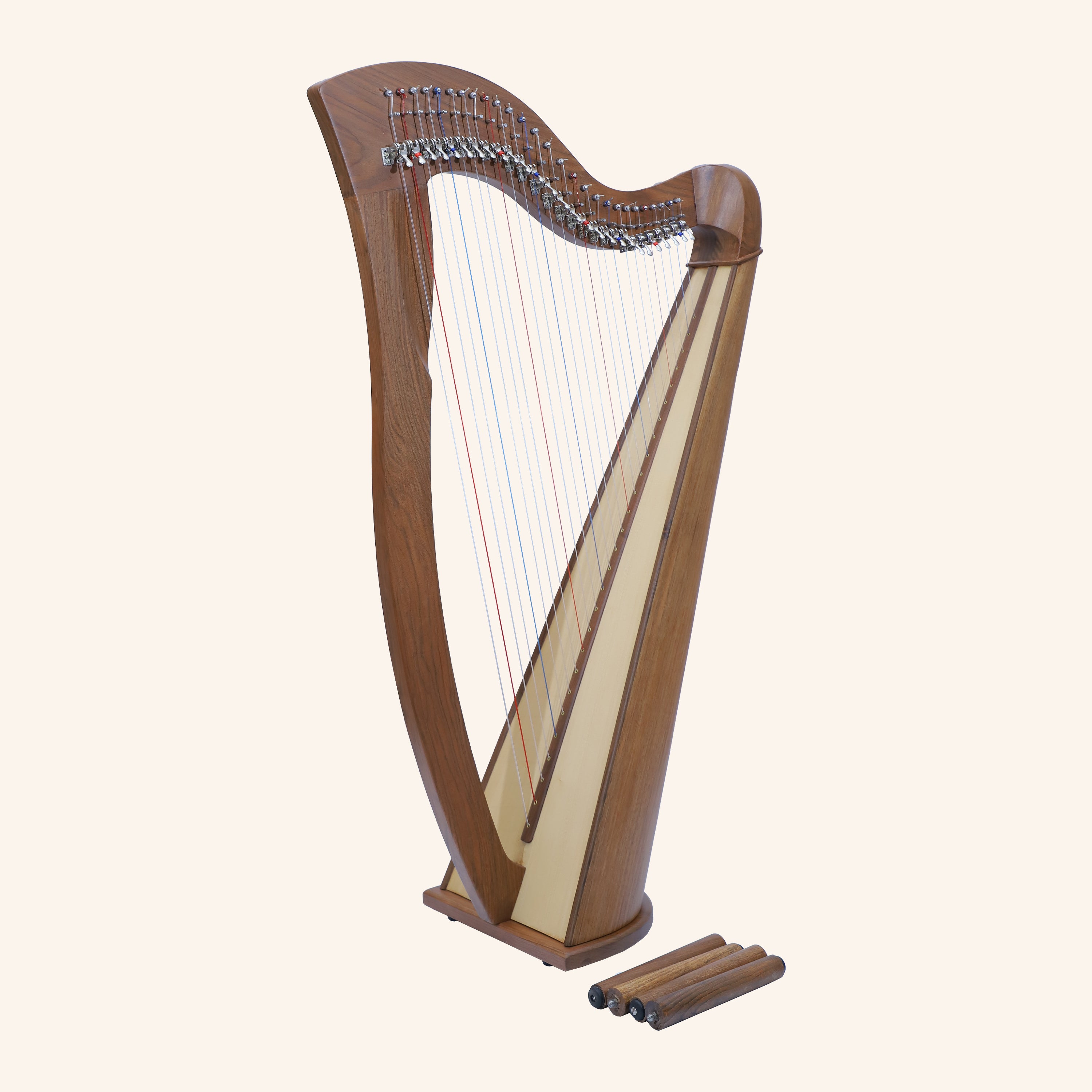 27 String McHugh Harp Round Back