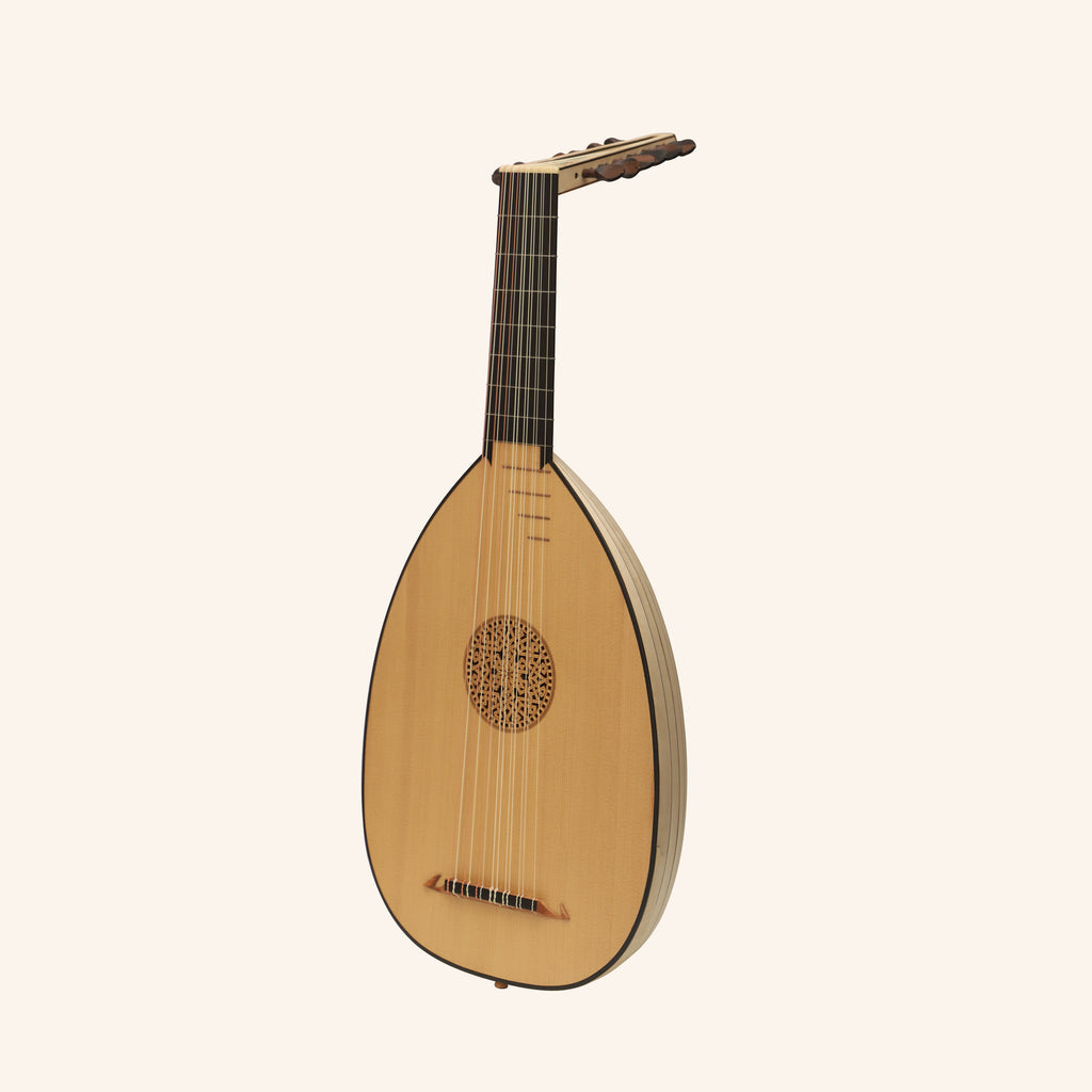 Muzikkon Renaissance Lute 7 Course Deluxe Right Hand After Hieber