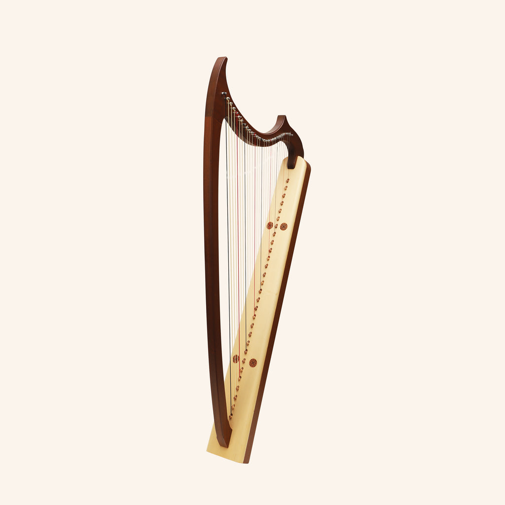 Muzikkon Gothic Harp, 29 String Mahogany