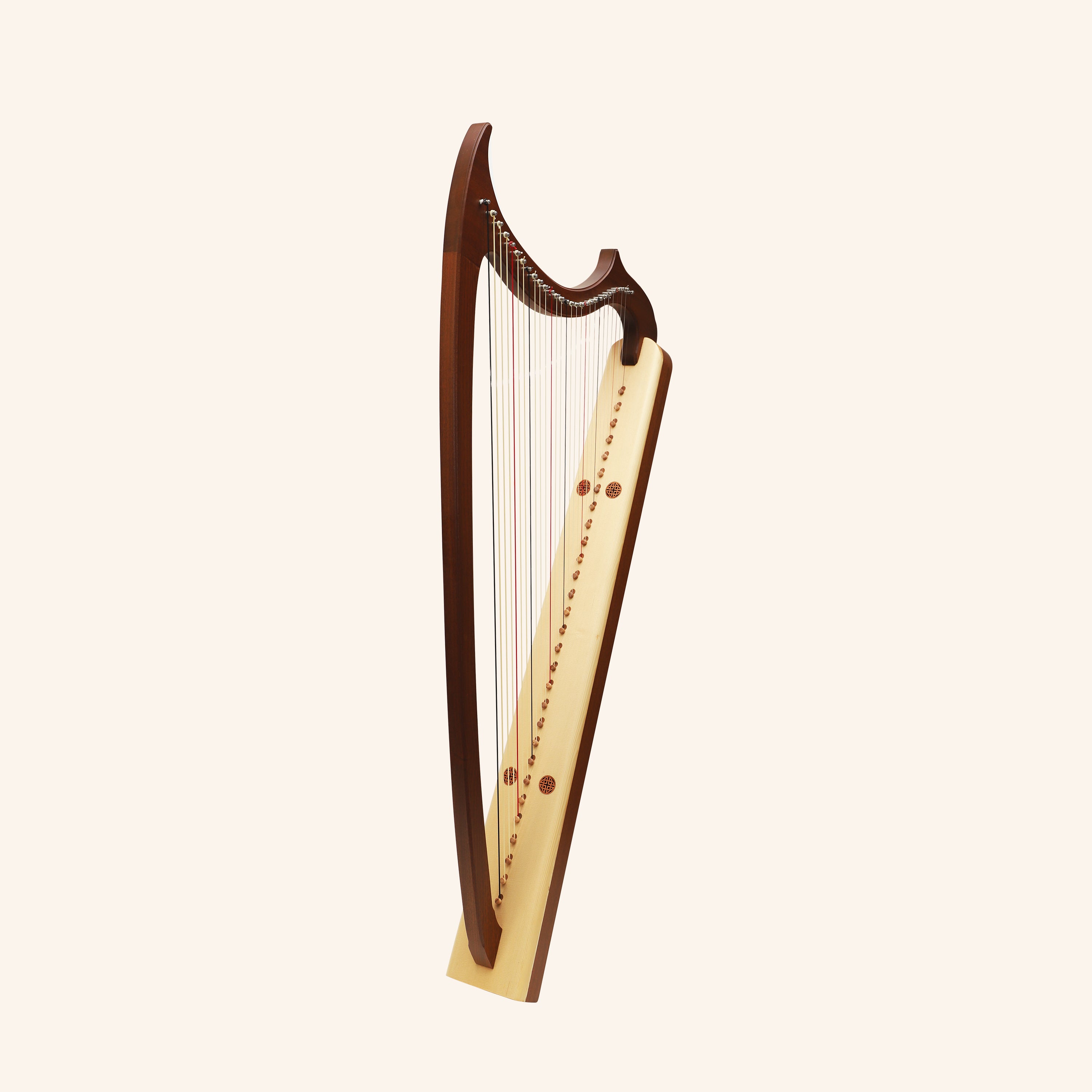 Muzikkon Gothic Harp, 29 String Mahogany