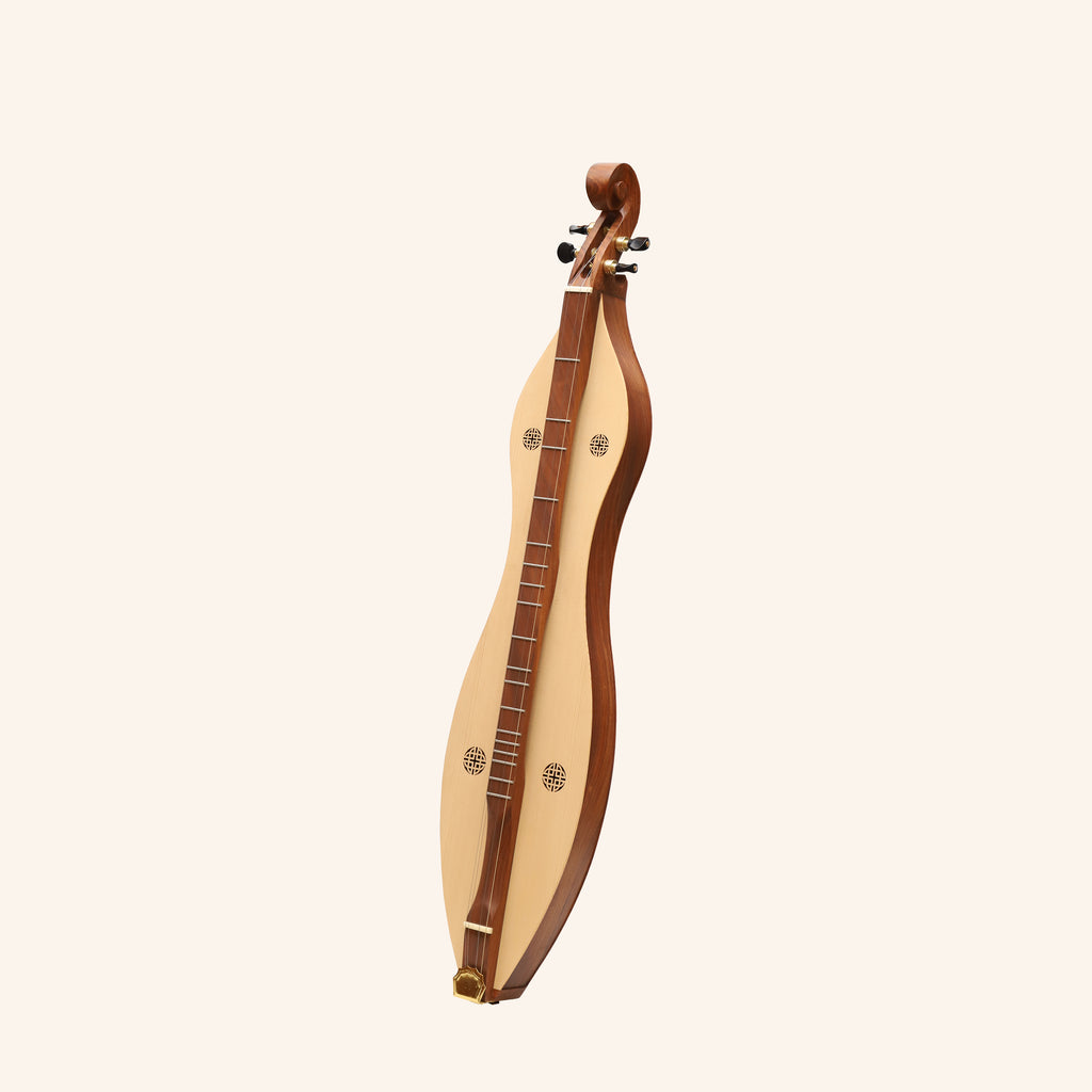 Mountain Dulcimer 4 String Knotwork Scroll Rosewood