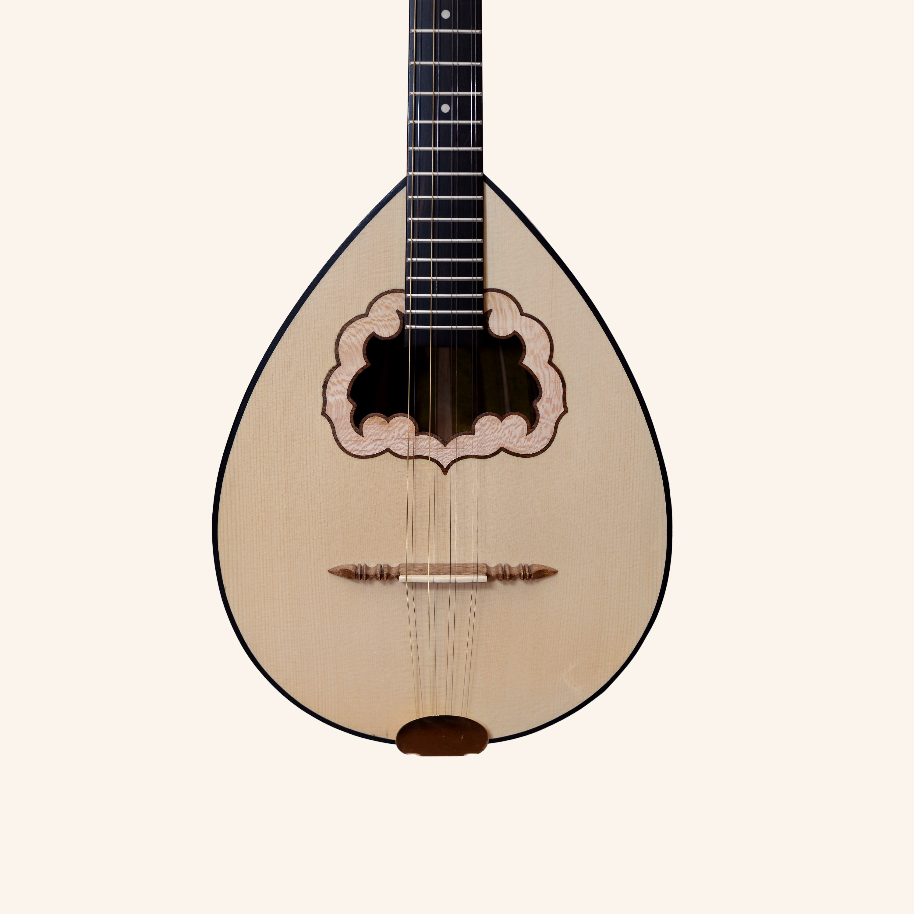 Heartland Traditional Greek Bouzouki variegated Maple Walnut