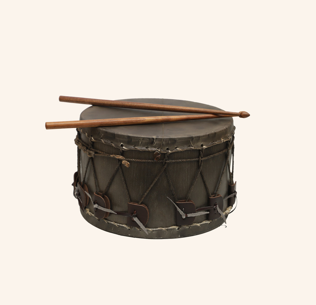 Muzikkon Medieval Drum 12"X8" Small with Short Body Ebony Finish